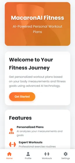 Fitness Plan Creator